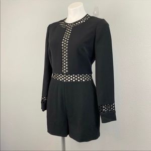 Ted Baker Leesa Black Cut Out Romper